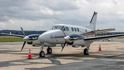 Beechcraft King Air C90 Beechcraft King Air C90, Frederick Municipal Airport, Maryland