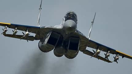 MiG-29, Ukraine, MiG29 MiG-29 der ukrainischen Luftwaffe im Einsatz.