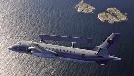 Saab, ASC 890, Saab AEW-300, Schweden, Swedish Air Force Saab, ASC 890, Saab AEW-300, Schweden, Swedish Air Force
