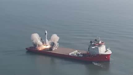 Gravity-1, Raketenstart, Seestart, Schiffstart, Sea Launch
