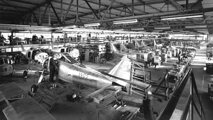 Fertigung der Dornier Do 27 in Oberpfaffenhofen
