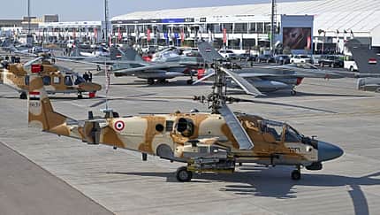 Ägypten, El Alamein, Egypt International Airshow, Ka-52 Kamow Ka-52 der ägyptischen Luftwaffe