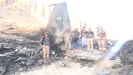 Huthi-Rebellen zeigen Video von F-15-Abschuss