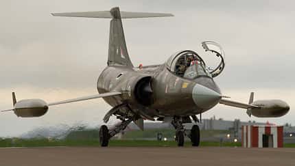 Restaurierter F-104D Starfighter LN-STF in Norwegen.
