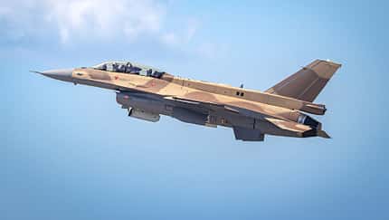Erste F-16V (Block 72) für Marokko beim Erstflug. 