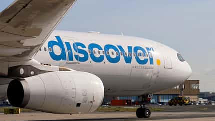 A330 mit Haifischhaut bei Discover im Dienst