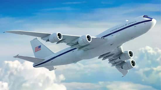 Boeing 747-8 als Kommandoposten Computergrafik