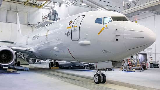Erste Boeing P-8A Poseidon für die Marineflieger.