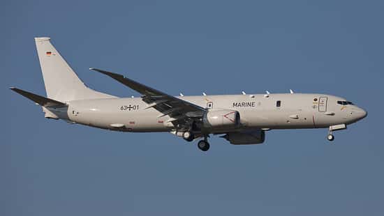 Erste deutsche P-8A Poseidon landet in Berlin. 