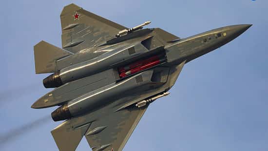 Suchoi Su-57 auf der Dubai Airshow