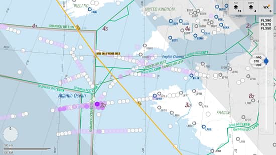 Live-Karte warnt alle Piloten vor unruhiger Luft