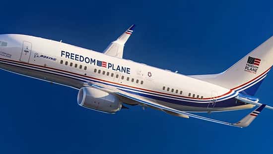 Boeing-Transportaktion zum 250. Geburtstag der USA