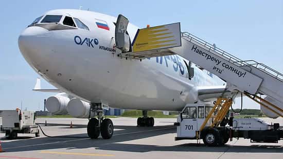 Iljuschin Il-96-400M in Chabarowsk.