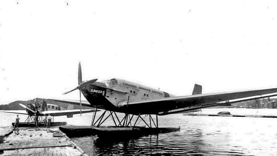 Historische Aufnahmen der Junkers Ju 52 CF-ARM und ihrem Einsatz bei Canadian Airways in Kanada