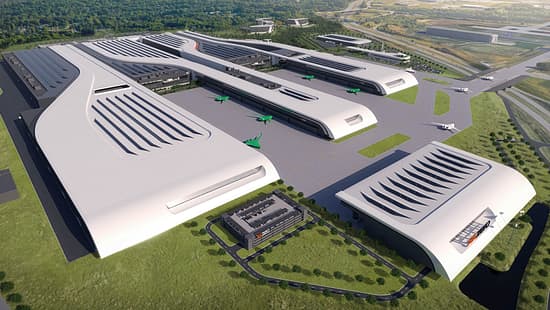 Neue Nurflüglerfabrik in North Carolina