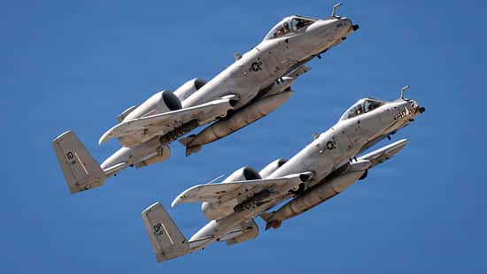 A-10C Überflug in Zweier-Formation