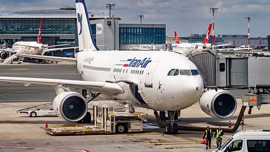 Airbus A310 von Iran Air am Flughafen Istanbul. 