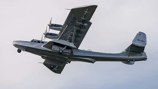 Dornier Do 24 ATT beim Testflug am 29. September 2026 in Friedrichshafen