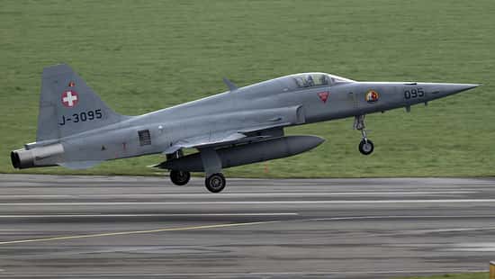 F-5E Tiger der Schweizer Luftwaffe in Aktion.