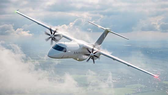 Rendering des Heart Aerospace ES-36 im Flug