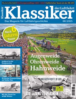 Klassiker der Luftfahrt 08/2025 Coverbild