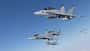MCAS Beaufort,2nd MAW,VMFA-115,F/A-18,F-35B Lightning II,VMFAT-501, Hornet, USMC Marines, Marine Corps F/A-18C Hornet der Marines im Flug