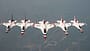 Thunderbirds, Tanker, USAF, F-16, KC-135 USAF Thunderbirds F-16 tanken in der Luft