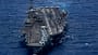 CVN 72,USS Abraham Lincoln, F-35C, Lightning Flugzeugträger USS Abraham Lincoln aus der Luft