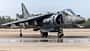 Rollender AV-8B Harrier der VMA-231 Ace of Spades