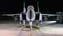 F-15E Strike Eagle mit APKWS-Raketenbehältern von vorne