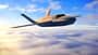 Zeichnung der YFQ-42A von General Atomics im Flug