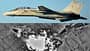 Fliegende F-14A Tomcat Iran und Explosion am Boden (Montage)