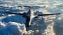 B-1B Lancer im Flug von vorne