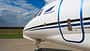 Eine Cessna der Aerowest am Boden