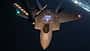 F-22,Raptor F-22 Raptor Luftbetankung bei Nacht