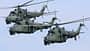 Polen, Mi-24, Hind, Mi-24D, Mi-2, Mi24 Mil Mi-24 der polnischen Streitkräfte in Aktion.