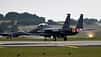 Start F-15E Strike Eagle mit Nachbrenner