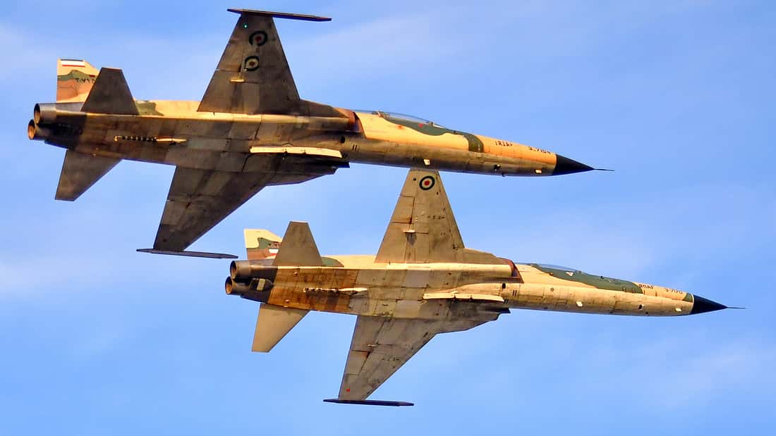 Persische Northrop F-5: Tiger und Freedom Fighter des Iran in Aktion
