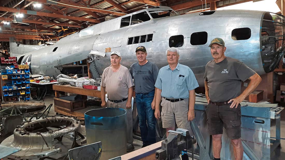 Restaurations-Projekt Boeing B-17 „Desert Rat“ : Neue Flying Fortress soll wieder fliegen
