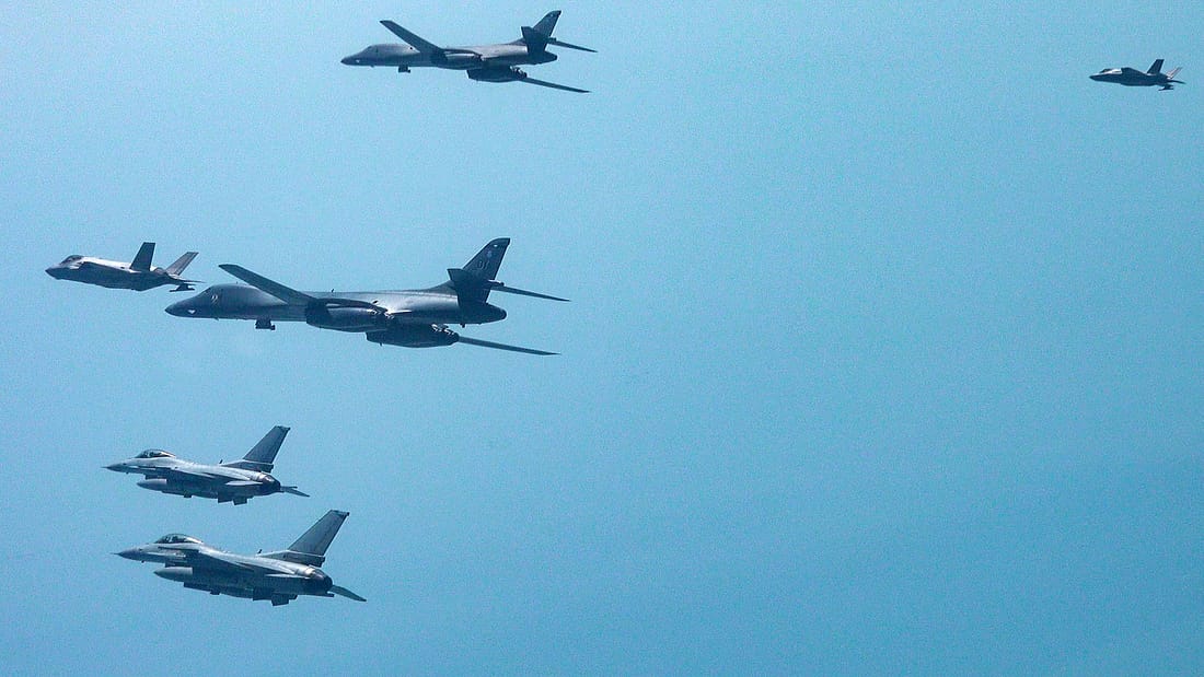 US-Bomber-Mission an nordkoreanischem Festtag: B-1B Lancer trainieren über Südkorea