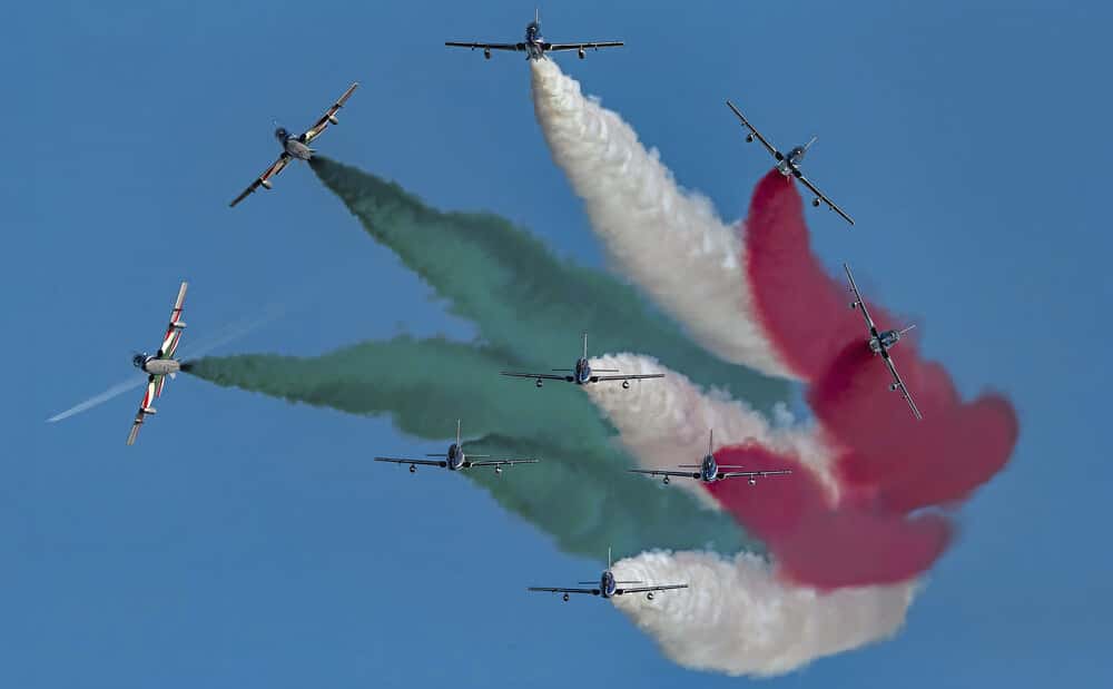 65 Jahre Kunstfluggeschichte: Italiens fliegendes Aushängeschild „Frecce Tricolori“