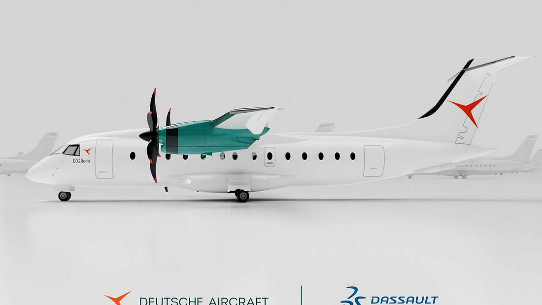Deutsche Aircraft prüft virtuelles Flugzeug vorab: Dassault-Software beschleunigt D328eco-Entwicklung