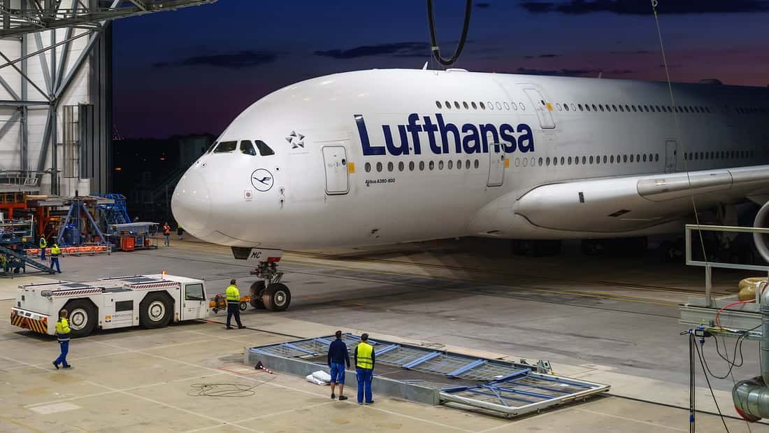 Superjumbo mit Kabinen-Upgrade: Lufthansa zeigt erste A380 mit neuer Business Class