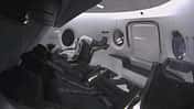 SpaceX Crew Dragon bei der ersten unbemannten Mission