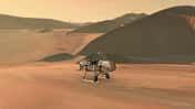 NASA, Dragonfly, Titan, Saturn Die Dragonfly-Mission soll den Saturnmomd Titan fliegend erkunden.