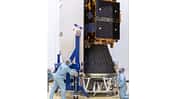 Arianespace, Vega, VV15, FalconEye1, Airbus, Thales Alenia Space Der Satellit FalconEye1 wird auf seinen Start vorbereitet.