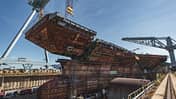 CVN 79 Kennedy Upper Bow Lift