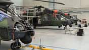 NH90 der Heeresflieger bei der Wartung.