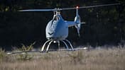 Die Marinedrohne VSR700 von Airbus Helicopters absolvierte am 8. November 2019 ihre ersten gefesselten Schwebeflüge.