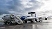 Boeing E-3A AWACS der NATO mit Sonderanstrich 70 Jahre NATO.